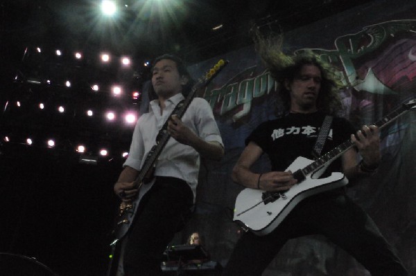 Dragonforce at the Mayhem Festival Verizon Wireless Amphitheater