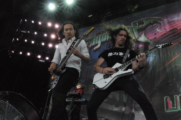 Dragonforce at the Mayhem Festival Verizon Wireless Amphitheater