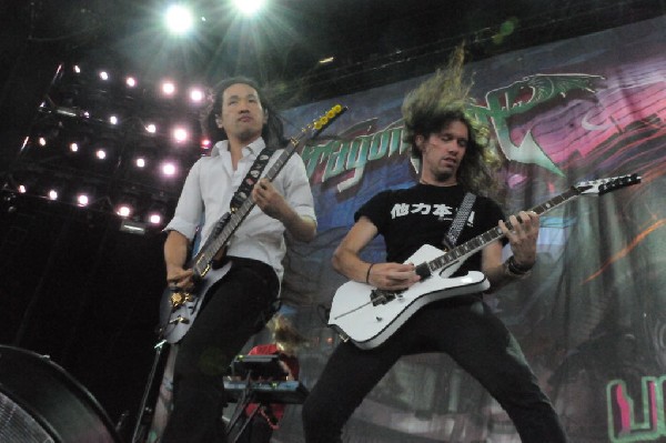 Dragonforce at the Mayhem Festival Verizon Wireless Amphitheater