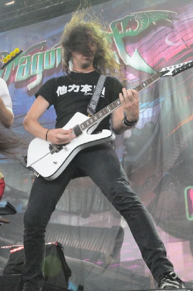 Dragonforce at the Mayhem Festival Verizon Wireless Amphitheater