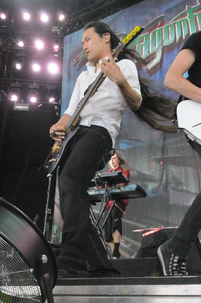 Dragonforce at the Mayhem Festival Verizon Wireless Amphitheater