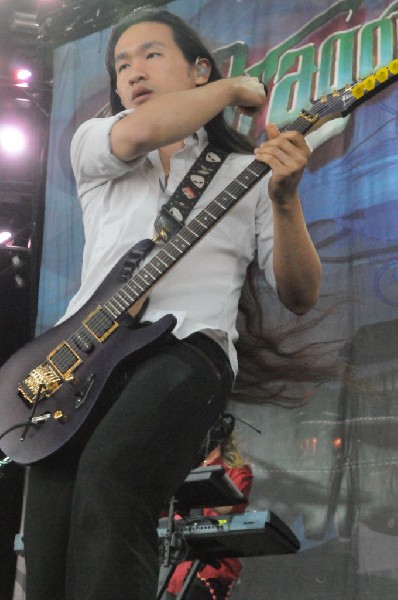 Dragonforce at the Mayhem Festival Verizon Wireless Amphitheater