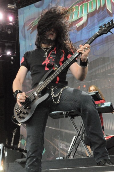 Dragonforce at the Mayhem Festival Verizon Wireless Amphitheater