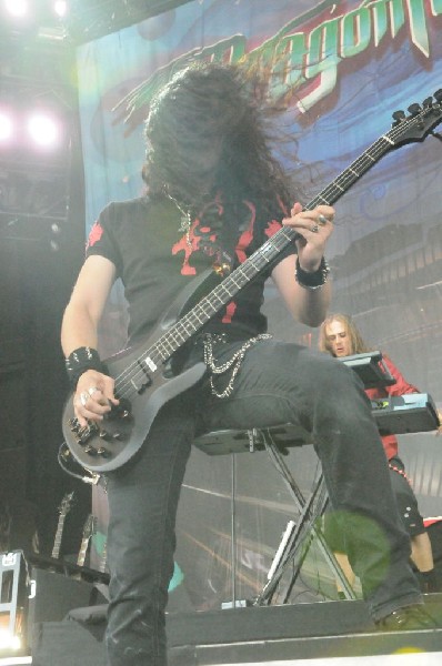 Dragonforce at the Mayhem Festival Verizon Wireless Amphitheater