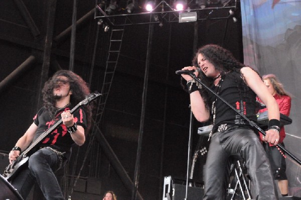 Dragonforce at the Mayhem Festival Verizon Wireless Amphitheater