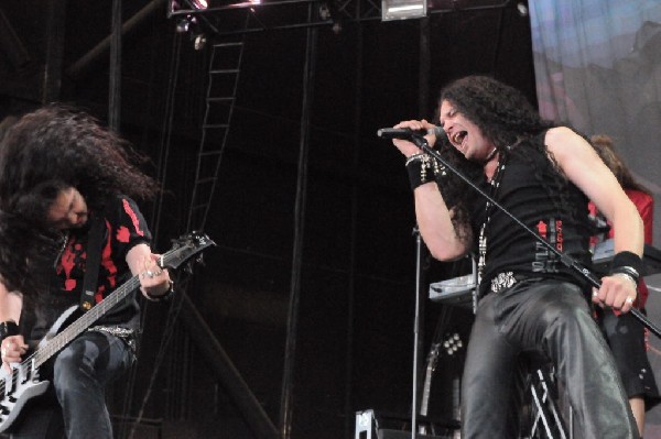 Dragonforce at the Mayhem Festival Verizon Wireless Amphitheater