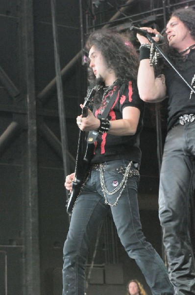 Dragonforce at the Mayhem Festival Verizon Wireless Amphitheater