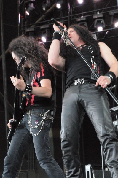 Dragonforce at the Mayhem Festival Verizon Wireless Amphitheater