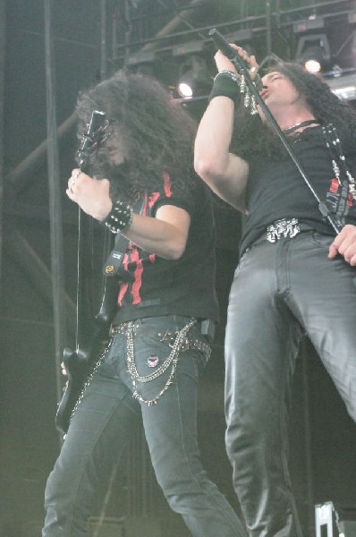 Dragonforce at the Mayhem Festival Verizon Wireless Amphitheater