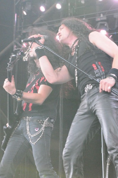 Dragonforce at the Mayhem Festival Verizon Wireless Amphitheater