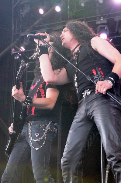 Dragonforce at the Mayhem Festival Verizon Wireless Amphitheater