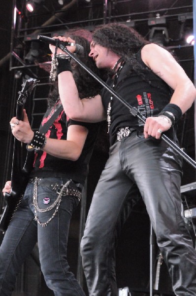 Dragonforce at the Mayhem Festival Verizon Wireless Amphitheater