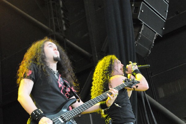Dragonforce at the Mayhem Festival Verizon Wireless Amphitheater