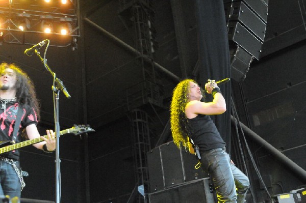 Dragonforce at the Mayhem Festival Verizon Wireless Amphitheater