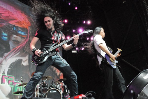 Dragonforce at the Mayhem Festival Verizon Wireless Amphitheater