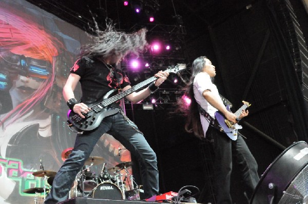 Dragonforce at the Mayhem Festival Verizon Wireless Amphitheater