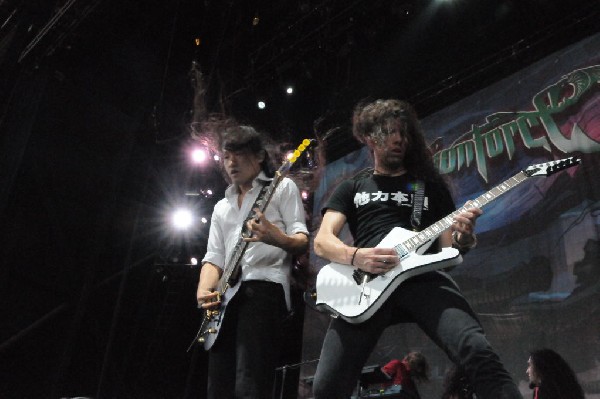 Dragonforce at the Mayhem Festival Verizon Wireless Amphitheater