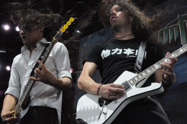 Dragonforce at the Mayhem Festival Verizon Wireless Amphitheater