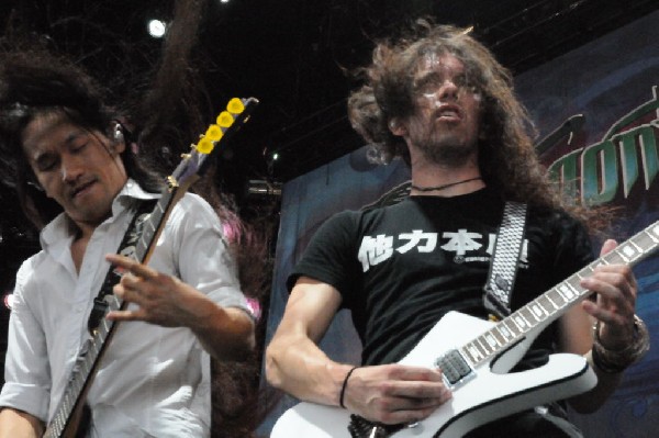 Dragonforce at the Mayhem Festival Verizon Wireless Amphitheater