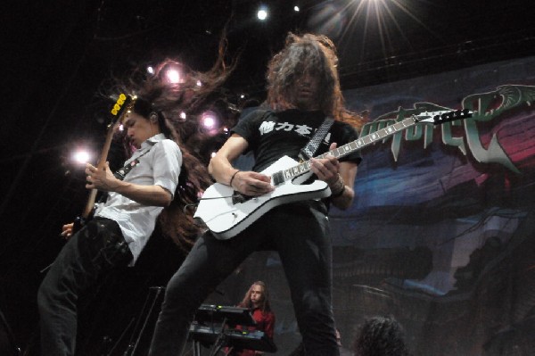 Dragonforce at the Mayhem Festival Verizon Wireless Amphitheater