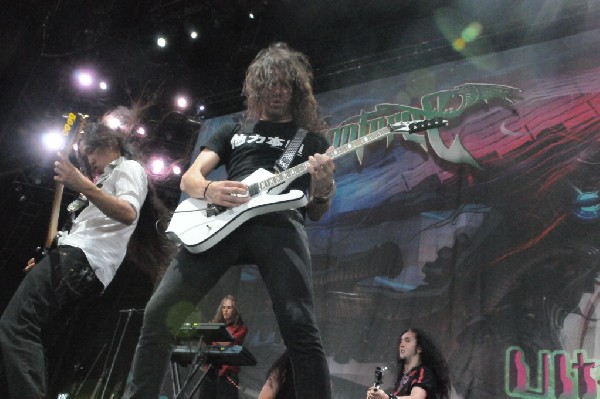 Dragonforce at the Mayhem Festival Verizon Wireless Amphitheater