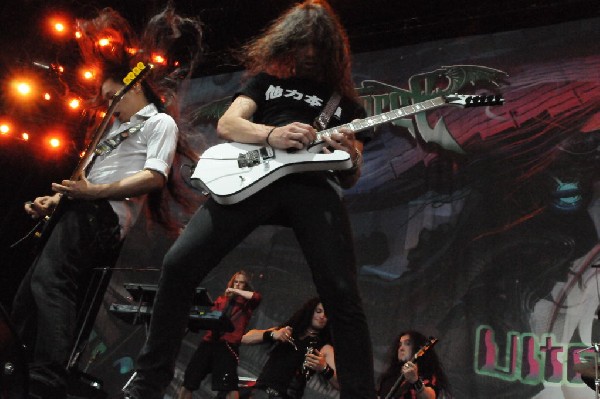 Dragonforce at the Mayhem Festival Verizon Wireless Amphitheater