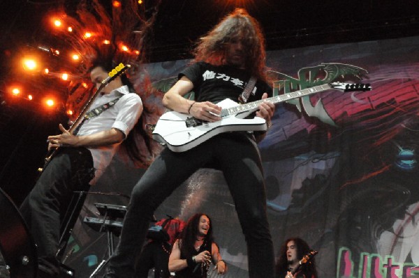 Dragonforce at the Mayhem Festival Verizon Wireless Amphitheater