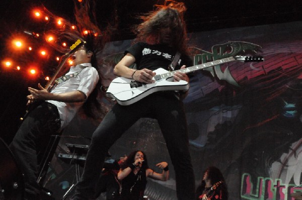 Dragonforce at the Mayhem Festival Verizon Wireless Amphitheater