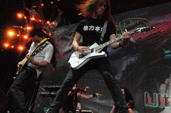 Dragonforce at the Mayhem Festival Verizon Wireless Amphitheater