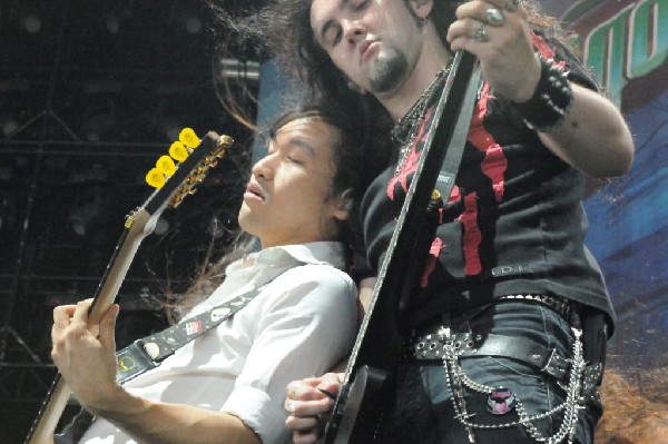 Dragonforce at the Mayhem Festival Verizon Wireless Amphitheater