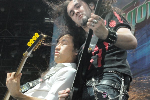 Dragonforce at the Mayhem Festival Verizon Wireless Amphitheater