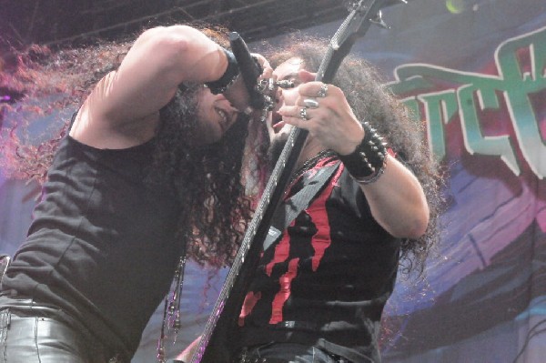 Dragonforce at the Mayhem Festival Verizon Wireless Amphitheater