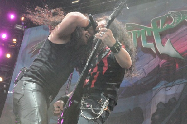 Dragonforce at the Mayhem Festival Verizon Wireless Amphitheater