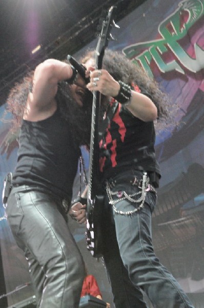 Dragonforce at the Mayhem Festival Verizon Wireless Amphitheater