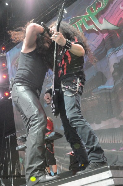 Dragonforce at the Mayhem Festival Verizon Wireless Amphitheater