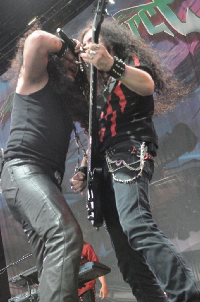 Dragonforce at the Mayhem Festival Verizon Wireless Amphitheater