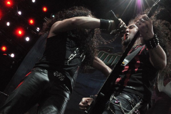 Dragonforce at the Mayhem Festival Verizon Wireless Amphitheater