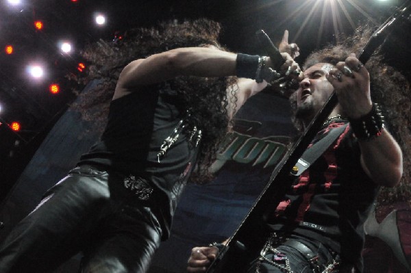 Dragonforce at the Mayhem Festival Verizon Wireless Amphitheater