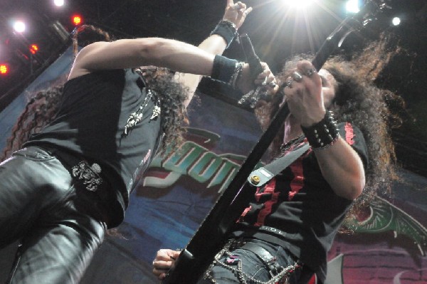 Dragonforce at the Mayhem Festival Verizon Wireless Amphitheater