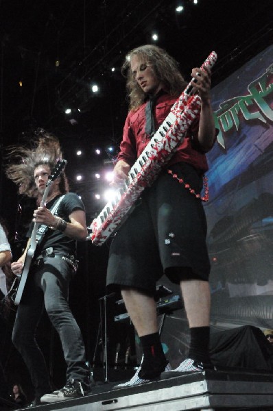 Dragonforce at the Mayhem Festival Verizon Wireless Amphitheater