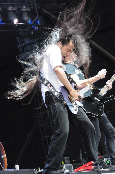 Dragonforce at the Mayhem Festival Verizon Wireless Amphitheater