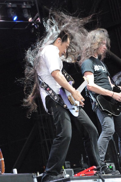 Dragonforce at the Mayhem Festival Verizon Wireless Amphitheater