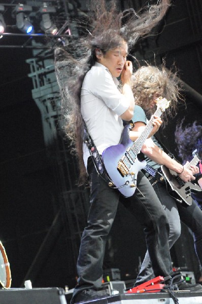 Dragonforce at the Mayhem Festival Verizon Wireless Amphitheater