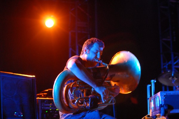 Drums and Tuba at Austin Music Hall, Austin, Tx