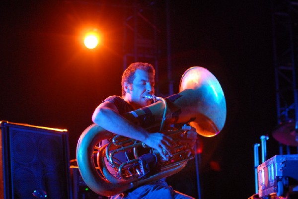 Drums and Tuba at Austin Music Hall, Austin, Tx