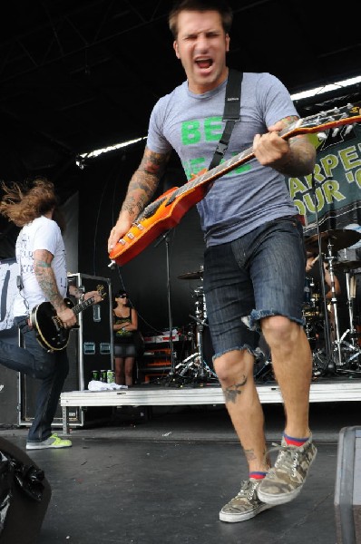 Every Time I Die on the Highway 1 Stage, Warped Tour, Verizon Wireless Amph