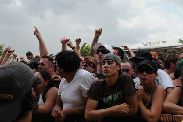 Every Time I Die on the Highway 1 Stage, Warped Tour, Verizon Wireless Amph