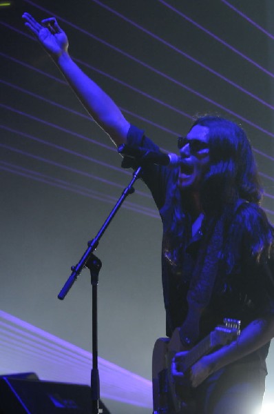 Ghostland Observatory performs at the AMP Launch Party at ACL Live at the M