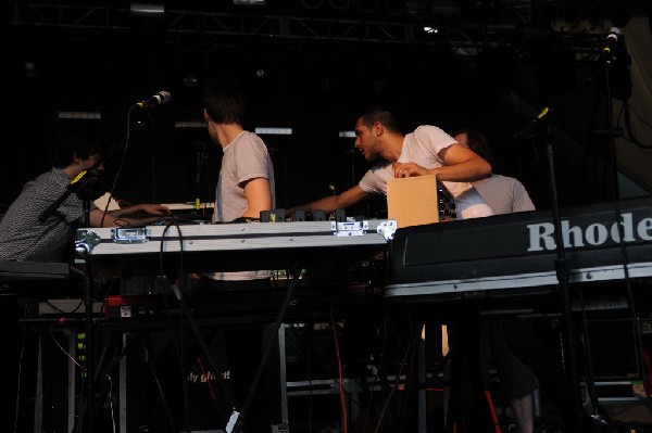 Holy Ghost! at Stubb's BarBQ, Austin, Texas 06/08/10 - photo by Jeff Barrin