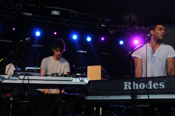 Holy Ghost! at Stubb's BarBQ, Austin, Texas 06/08/10 - photo by Jeff Barrin